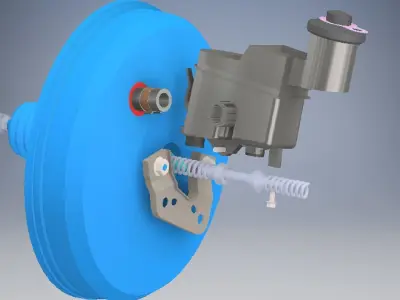car master cylinder 3d model 3D model