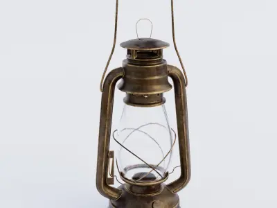 Old Lantern 3D model 3