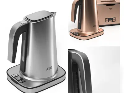 AEG Appliances Set 3D model