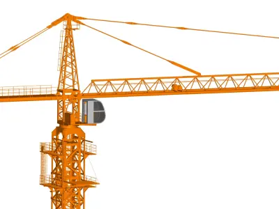 Tower Crane 3D model order