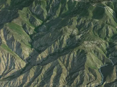 San Bernardino Mountains 3D model