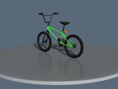 BMX bike Low-poly 3D model purchase
