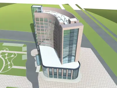 Office Building 3D model 203
