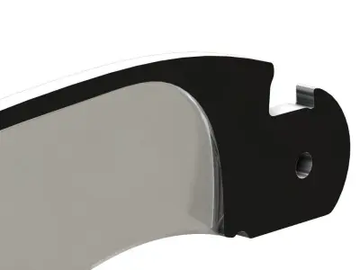 COLD STEEL  RAJAH II ICONIC BLADE REMAKE THICKER and WIDER 3D model