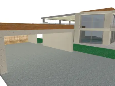 Modern Open House Free 3D model