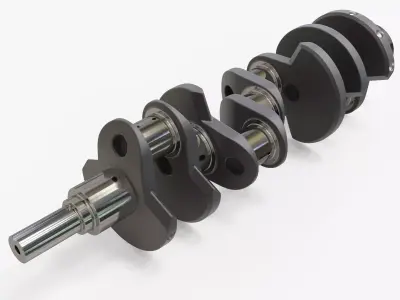 crankshaft 3D model by MS-Studio-3D from CGTrader