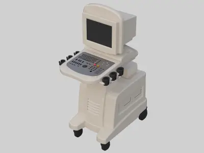 Ultrasonic diagnostic machine 3D model