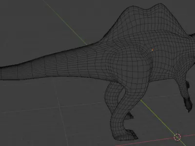 Spinosaurus dinosaurio Free 3D model