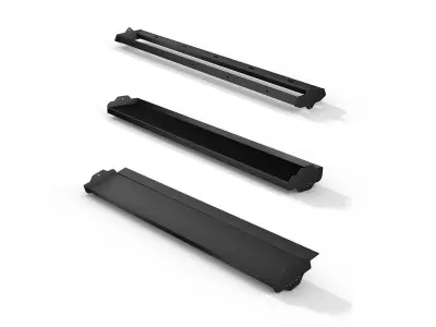 3 Shelves Low-poly 3D model