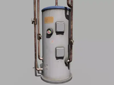 Boiler Low-poly 3D model