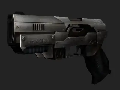 Future Gun Free low-poly 3D model