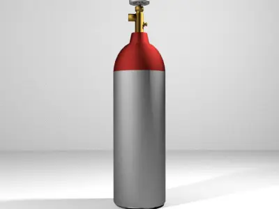 Gas Tank - Cylinder Type 2 3D model