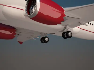 BOC Aviation Boeing 737 max 10 3D model