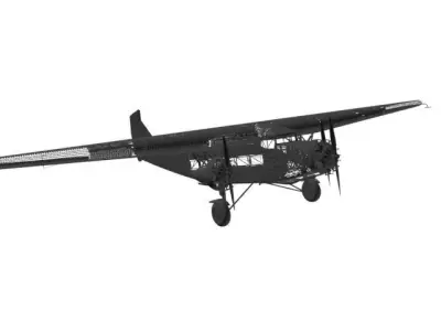 AIRCRAFT FA5INDY 3D model purchase