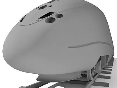 Detailed Speed Train UT 3D model