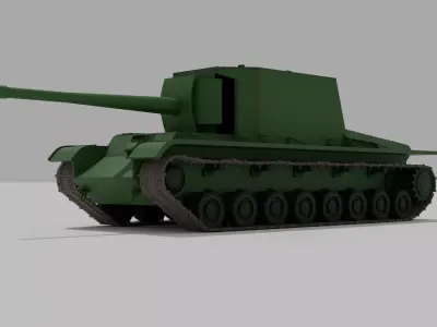 SU-100Y 3D model