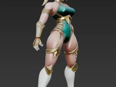 Sabrina Planet X Ambassador Rigged Stylized Sci-Fi Fantasy 3D model
