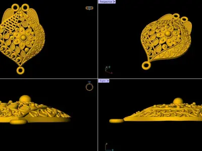 Designer Matt Pendant - 0095  3D print model
