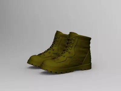 British Military Boots 3D print model