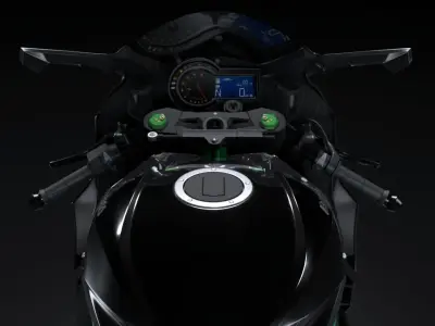 Kawasaki Ninja H2R 3D model