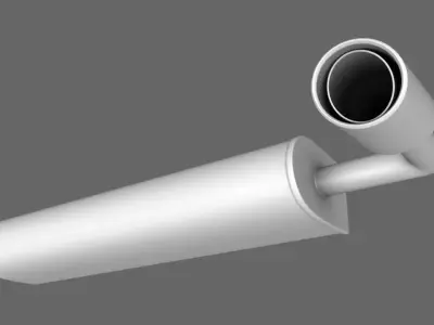 Muffler Sport Free 3D model