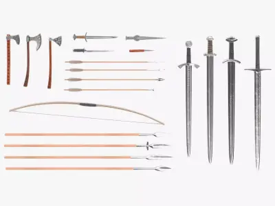-Viking Weapons- 3D model