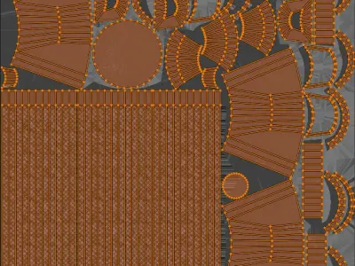 Flashlight Low-poly 3D model 4