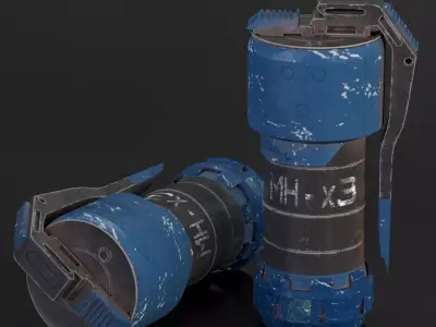 MH-X3 Grenade 3D model