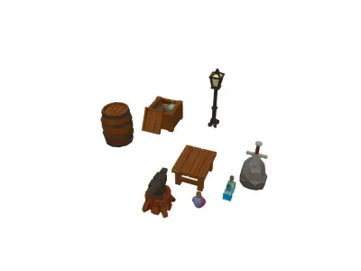 Ultimate props Pack 3D model