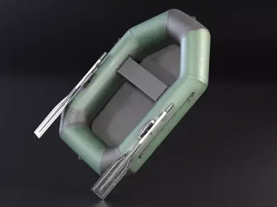 Inflatable Boat Low-poly 3D model by StudioStone