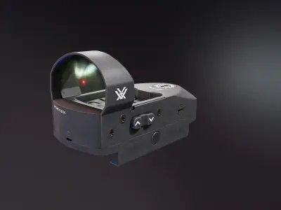 Vortex Venom RedDot Optic Low-poly 3D model