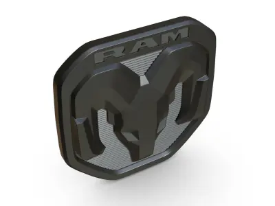 ram logo 3D model