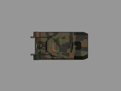 SPAAG Cheetah Low-poly 3D model