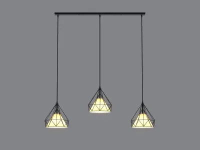 Light Lamp 4 Industrial 3D model