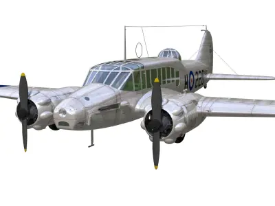 Avro Anson Mk1 early 3D model purchase