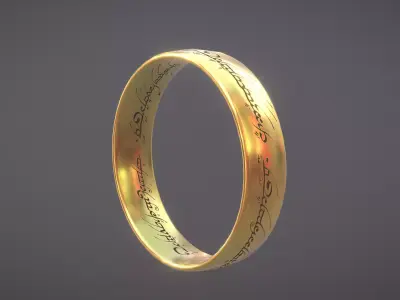 bountiful ring persian 3D model