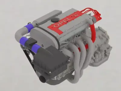 C20XE Inline 4 Engine NA 3D print model purchase