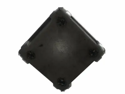 Sci Fi cargo crate 3 PBR Low-poly 3D model
