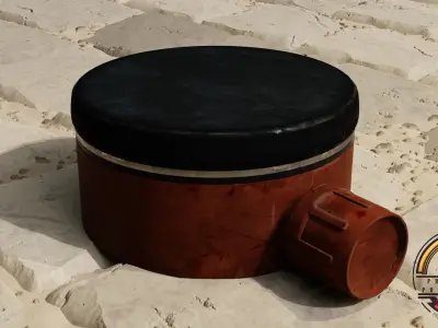 PMN-1 Anti-personnel landmine 3D model