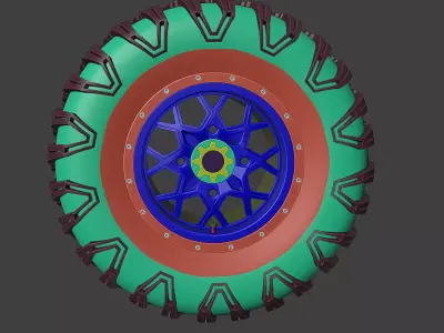 xrim  wheel 3D model
