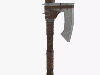 Troll Axe Low-poly 3D model buy
