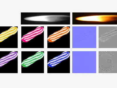 Birthday Candle 3D model
