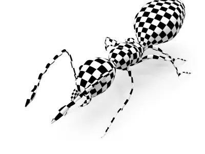 Ant Model chocolate 3D model