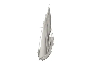 Ship concept 3D model