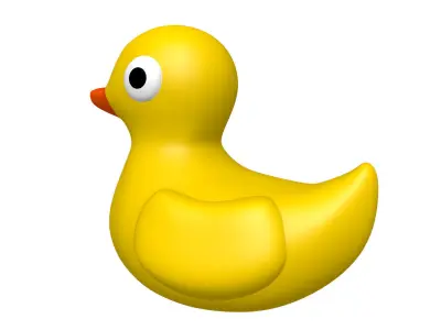 Duck toy Free 3D model