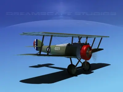 Sopwith Camel 3D model V2