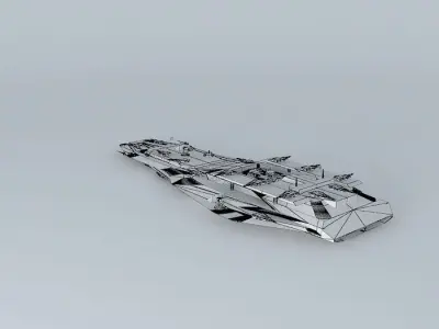 XSF Lion Frigate Constellation II class Free 3D model