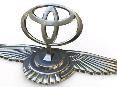 Toyota Logo 3D model by 3dlogoman from CGTrader