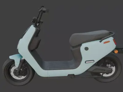 Electric Scooter 3D Model 3D model 2