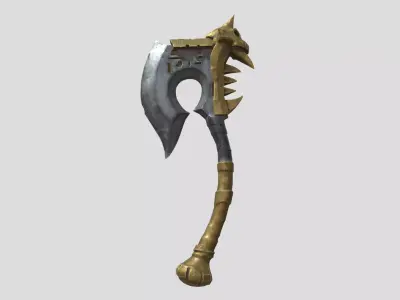 Battle-Damaged Helmet 3D model